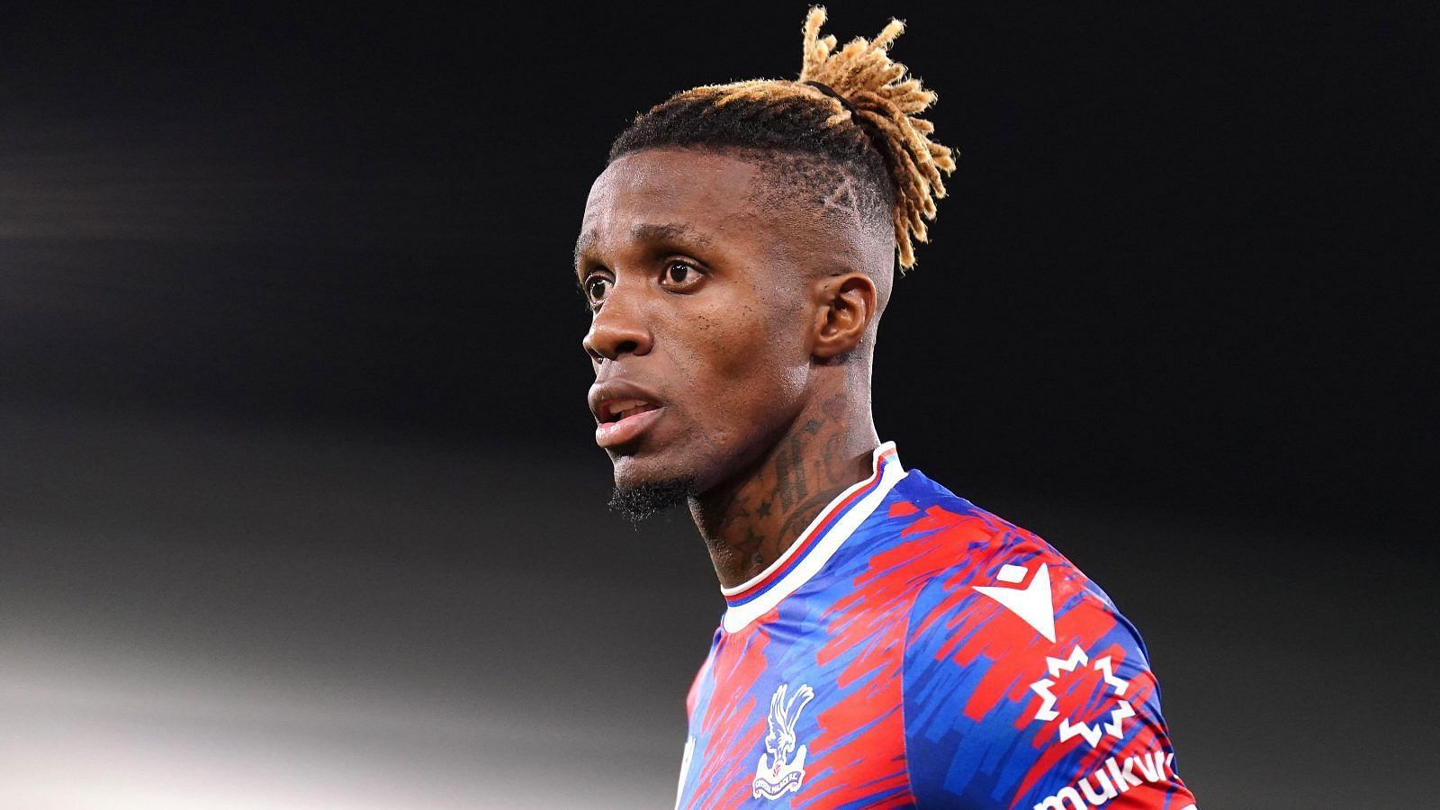 Wilfried Zaha is contemplating his future (cred: Football 365)