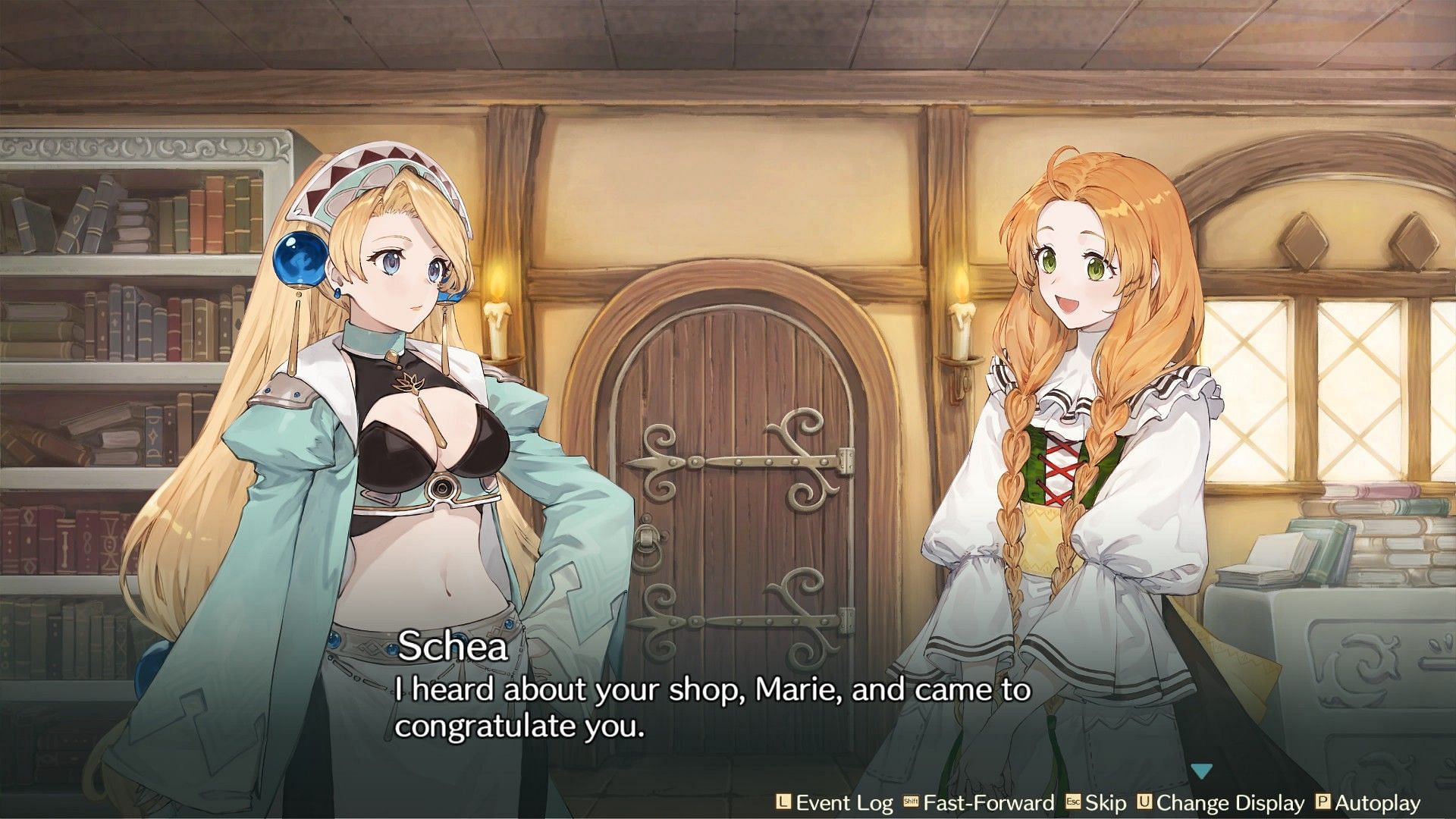 Marie will meet familiar friends and new faces around Salburg (Screenshot from Atelier Marie Remake)