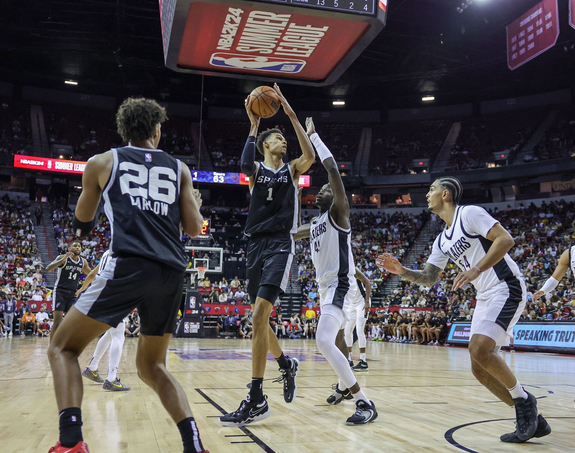 2023 NBA Summer League - San Antonio Spurs v Portland Trail Blazers