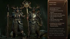 Diablo 4 Fleshrender: How to get, Unique effects, Affixes, and more