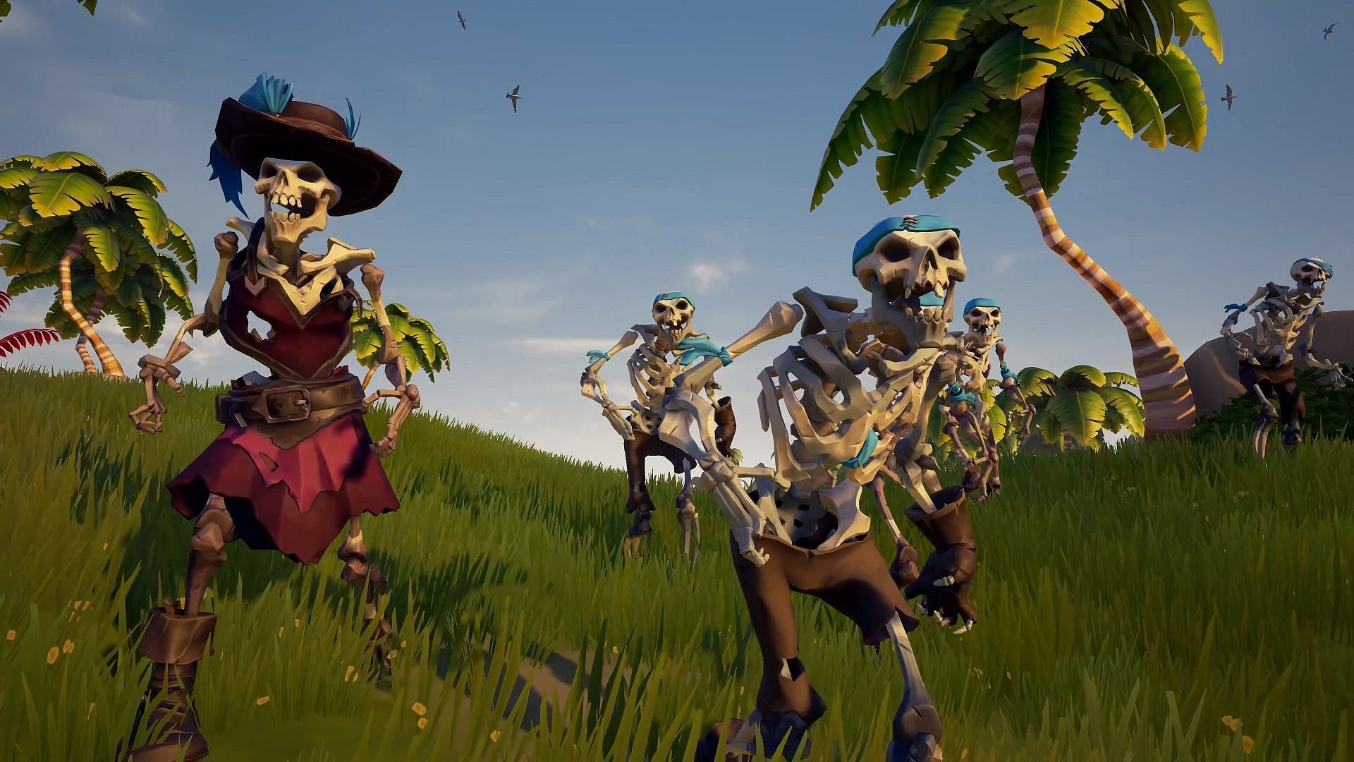 Sea of Thieves - Skeletons (Image via Rare)