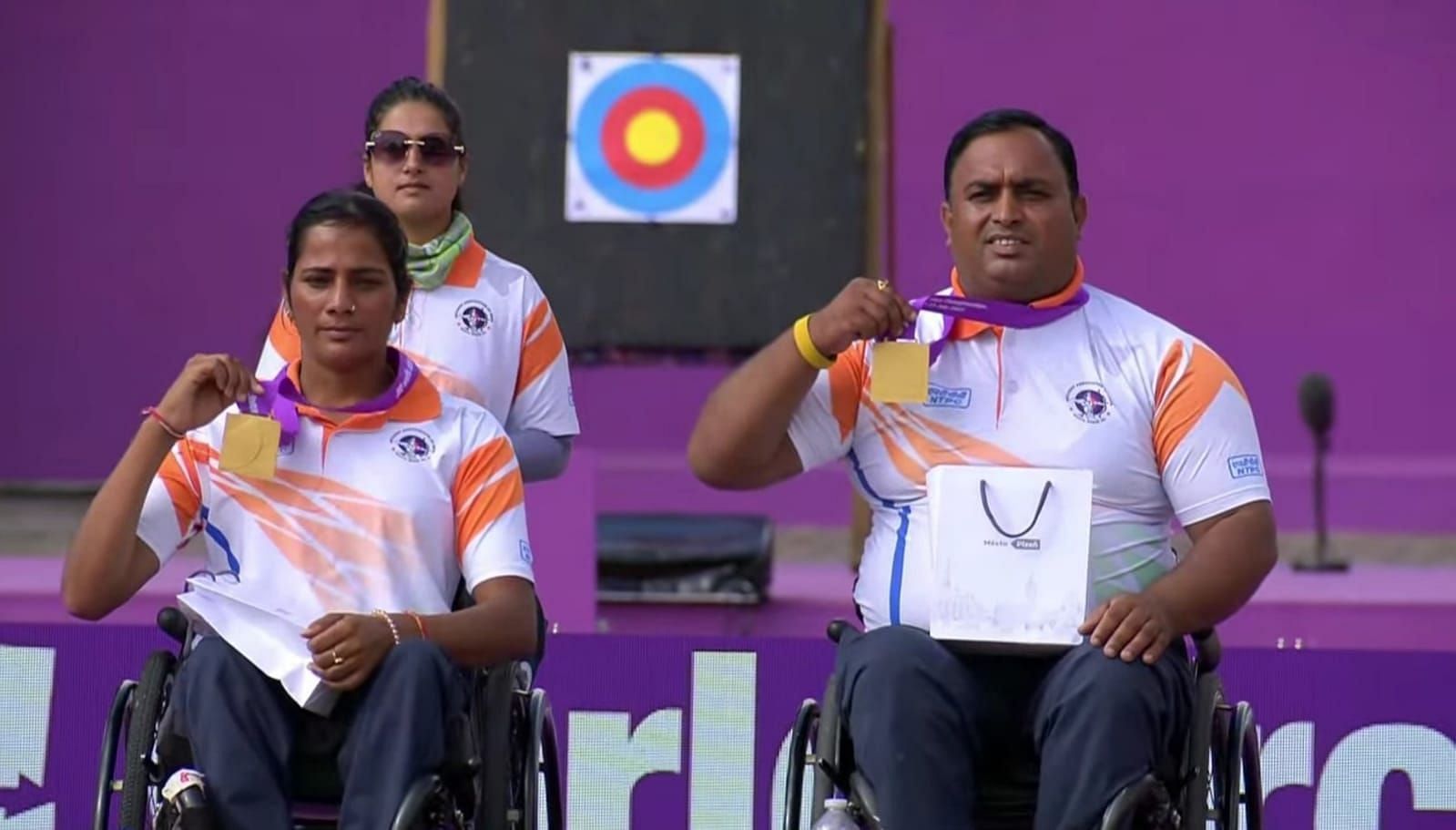 Rakesh And Sarita Win India's First-ever Gold At Para Archery World ...