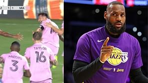 “Incredible!”: LeBron James’ first ever game featuring Lionel Messi ends with the Argentine mesmerizing the crowd