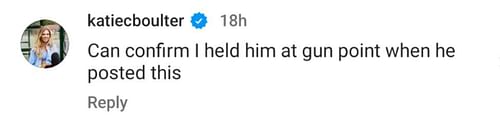 Katie Boulter's comment