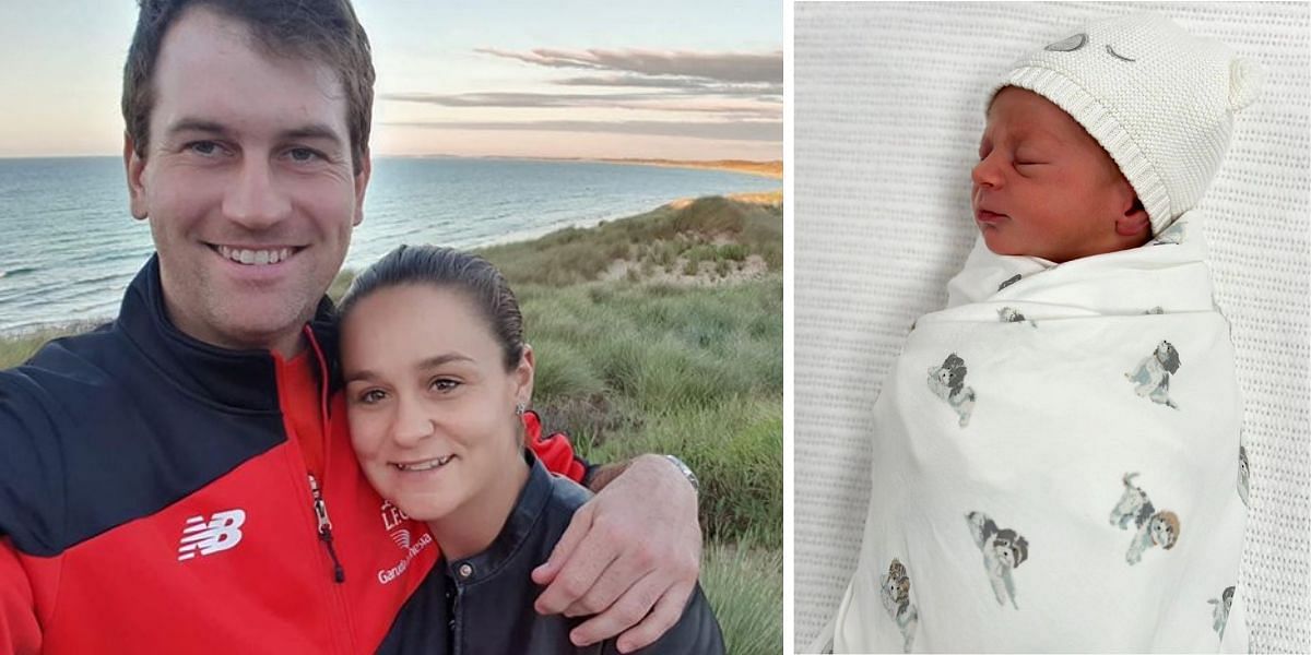 Ashleigh Barty and husband Garry Kissick have welcomed their first child together
