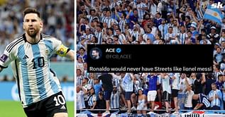 "Ronaldo could only dream" "Admired by all" - Fans react as massive mural of Lionel Messi appears in his native Argentina