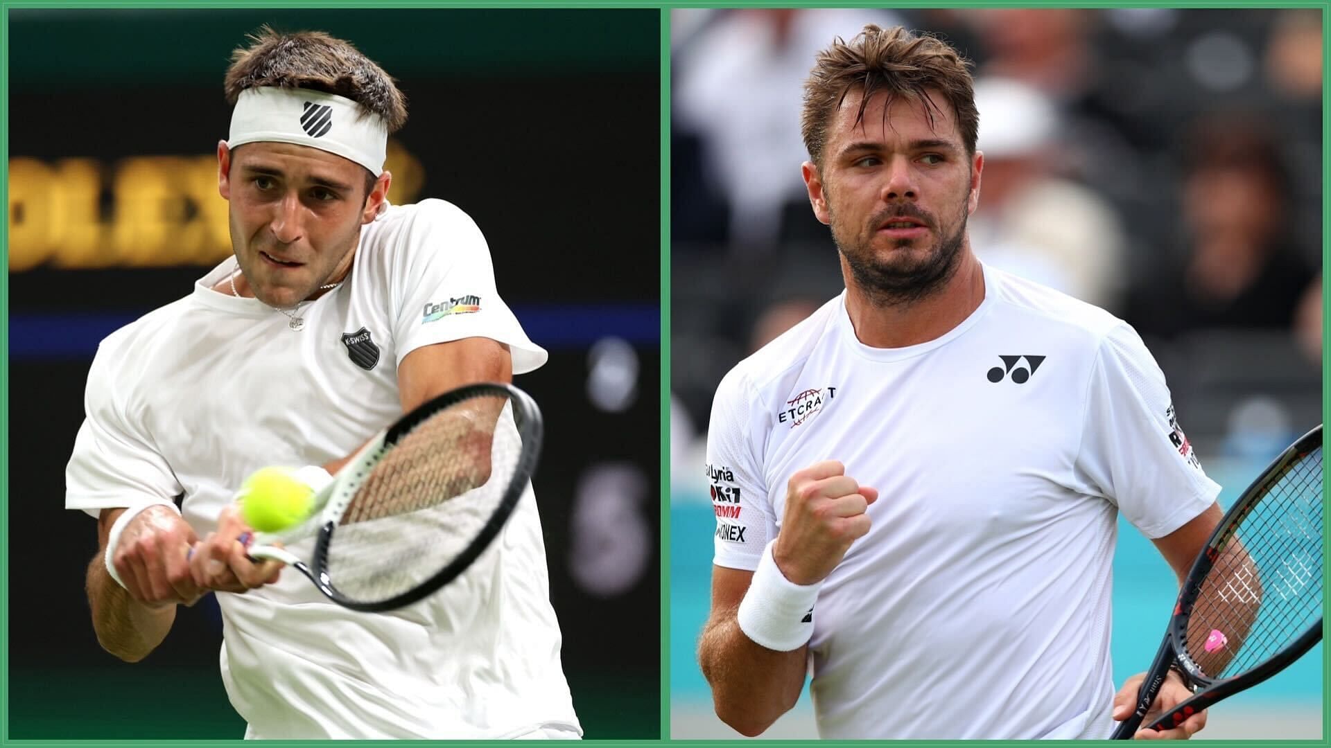 Tomas Martin vs Stan Wawrinka is one of the second-round matches at the 2023 Wimbledon.