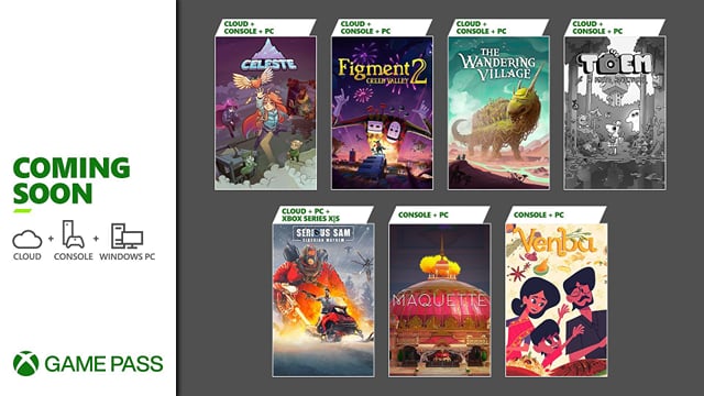Xbox Game Pass adds new titles including Serious Sam, Celeste, and more