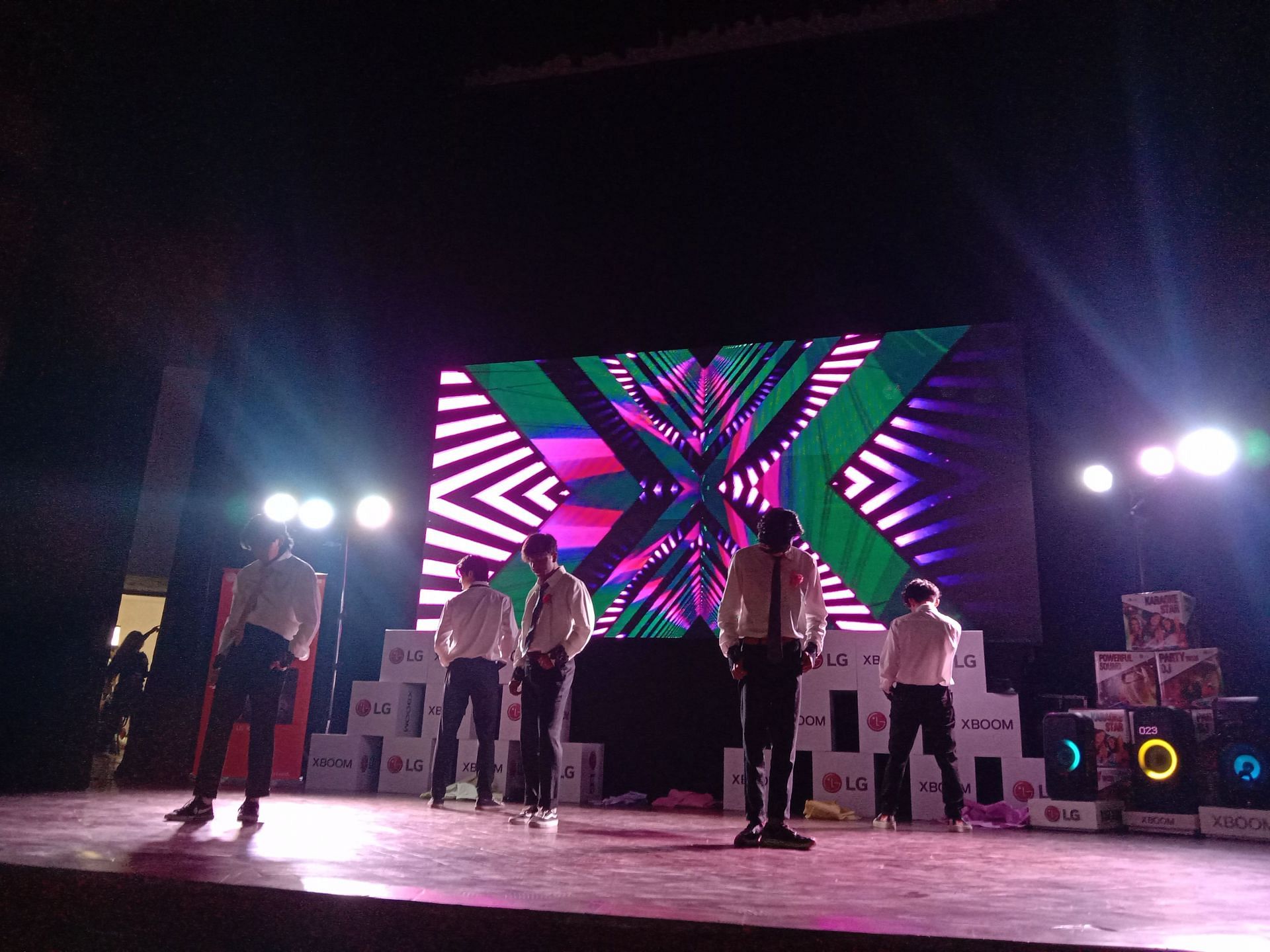 MIXDUP BOYS performing at the Delhi K-pop Contest 2023 (Image via Sportskeeda)