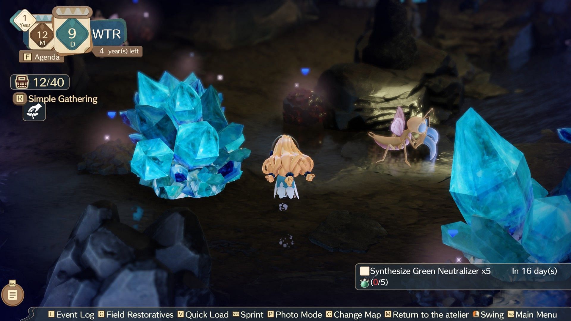 Brave dangerous dungeons and harvest what nature has to offer (Screenshot from Atelier Marie Remake)