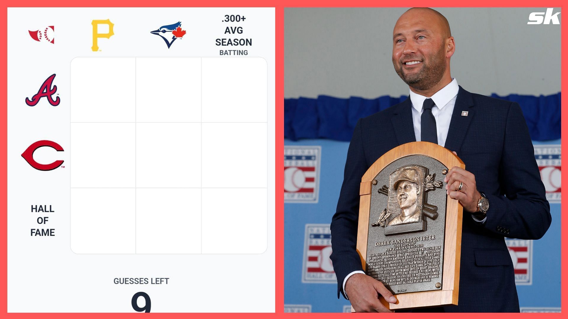 MLB player Derek Jeter with a .300+ avg in a season 