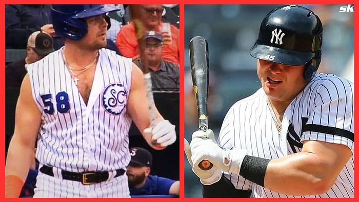 Luke Voit: WATCH: Luke Voit rocks a sleeveless jersey and hammers the ball  in stands during Minor League game