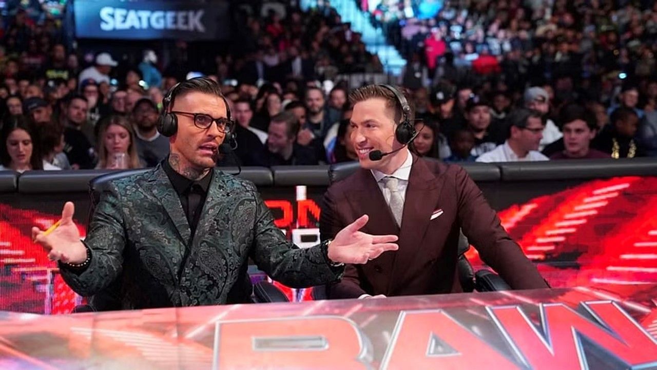 Corey Graves is an announcer on Monday Night RAW