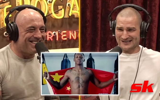 Is the Israel Adesanya 'Chinese' video real? Explaining the origin of Sean Strickland's joke on Joe Rogan's podcast