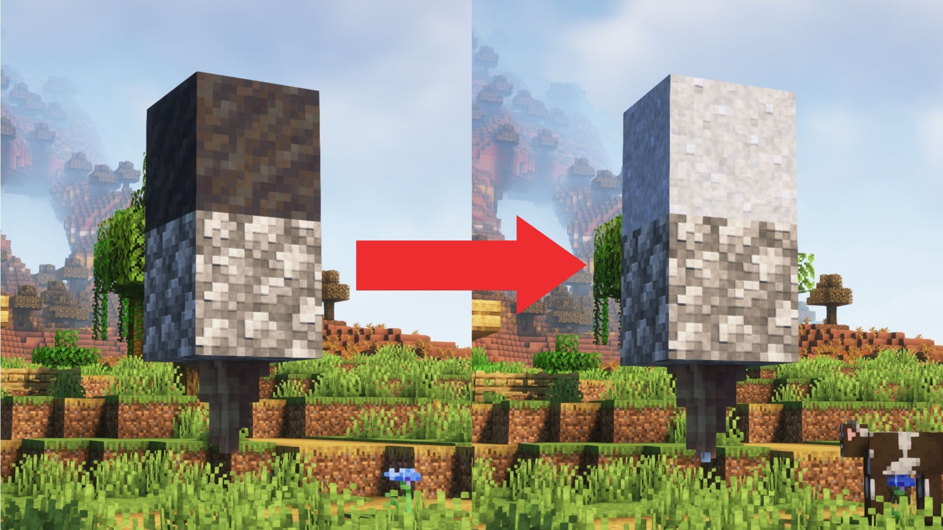 Mud blocks can be converted into clay (Image via Mojang)