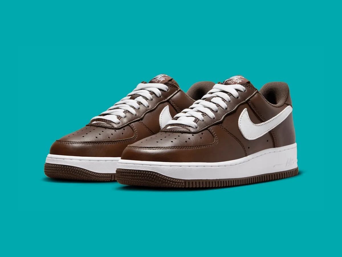 Nike Air Force 1 Low Chocolate shoes (Image via House of Heat)