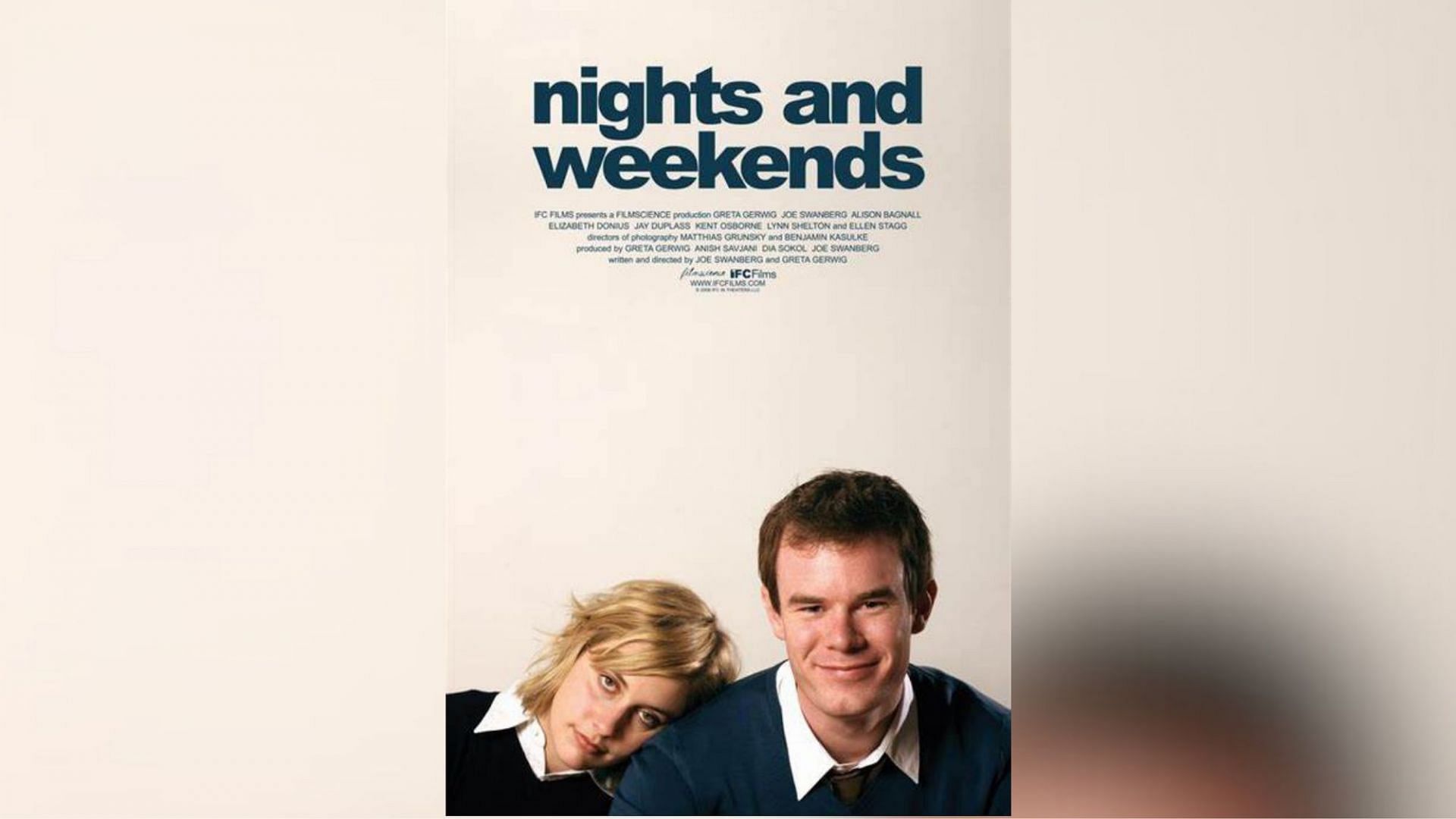 Nights and Weekends (Image via IFC Films)