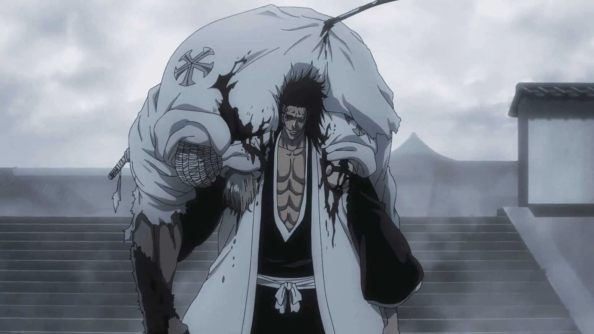 6th Strongest Bleach TYBW Character: Zaraki Kenpachi (Image via Studio Pierrot)