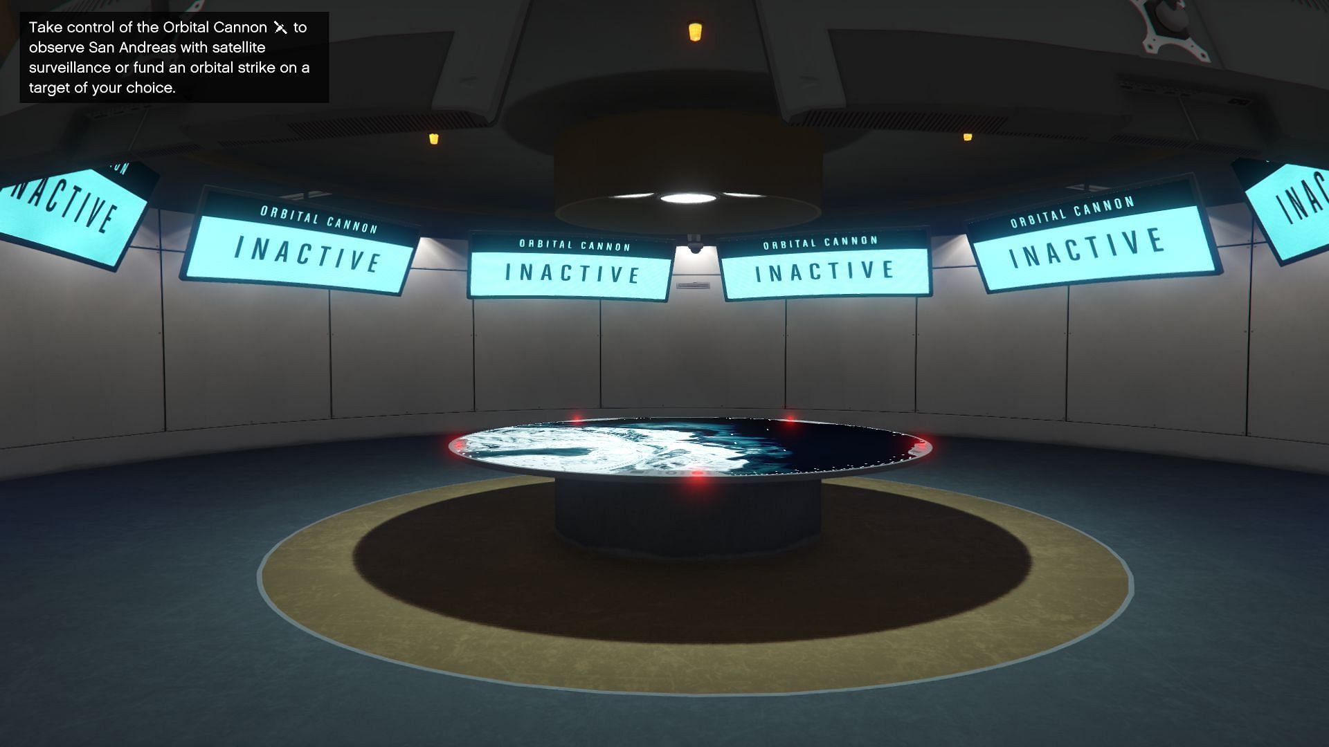 An example of an inactive Orbital Cannon (Image via Rockstar Games)