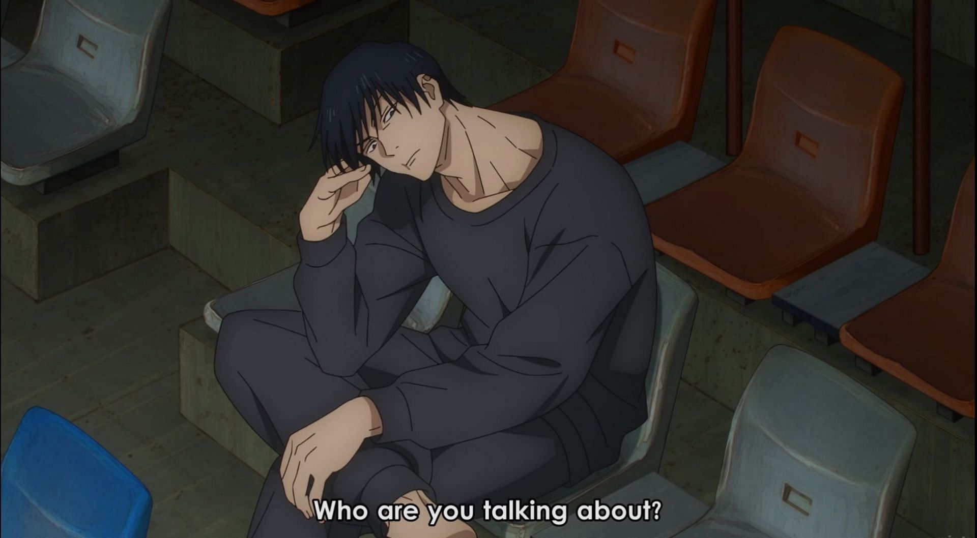 Toji when asked about Megumi (image via MAPPA)