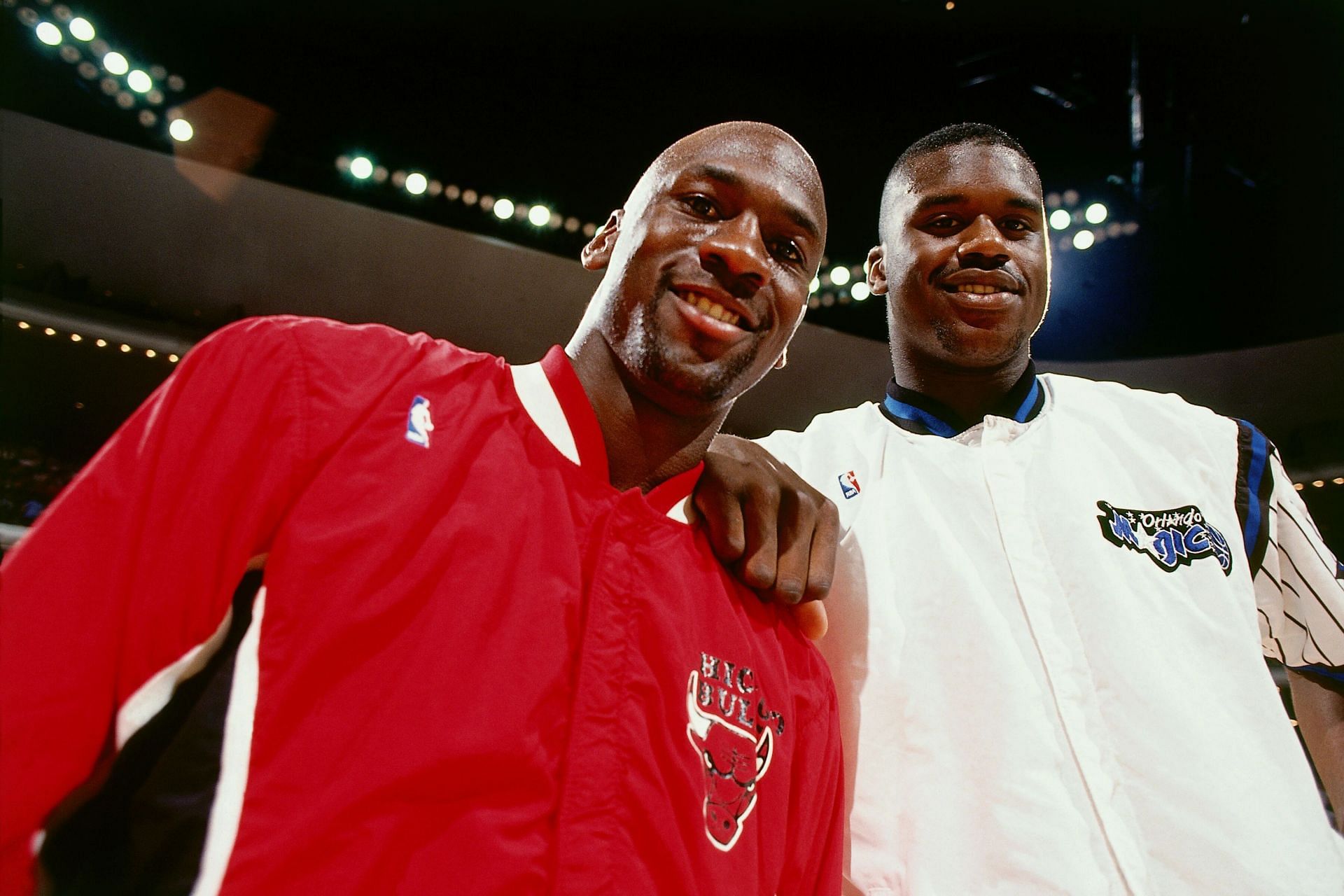 Michael Jordan with Shaquille O