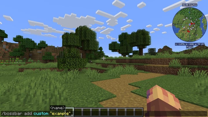 How to add boss bars in Minecraft: Java Edition