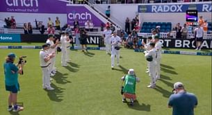 [Watch] Stuart Broad gets a guard of honor from Australia before his retirement to resume Day 4 of 5th Ashes Test