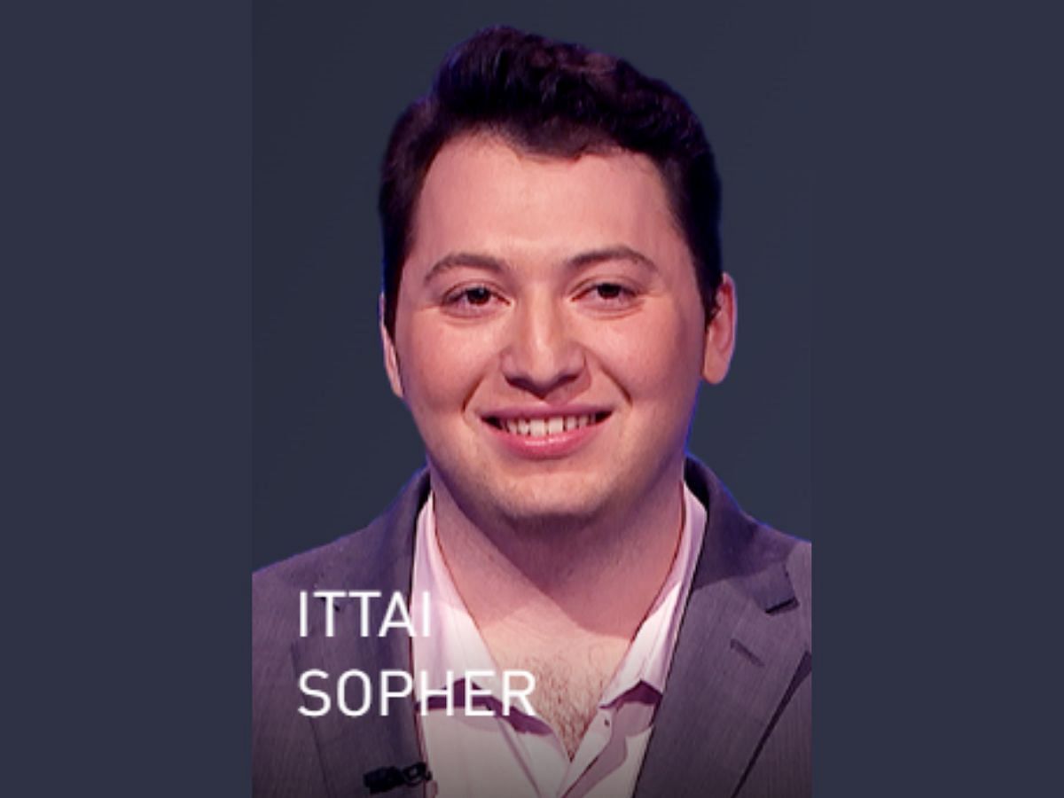 Ittai Sopher: Tonight&#039;s winner (Image via jeopardy.com)