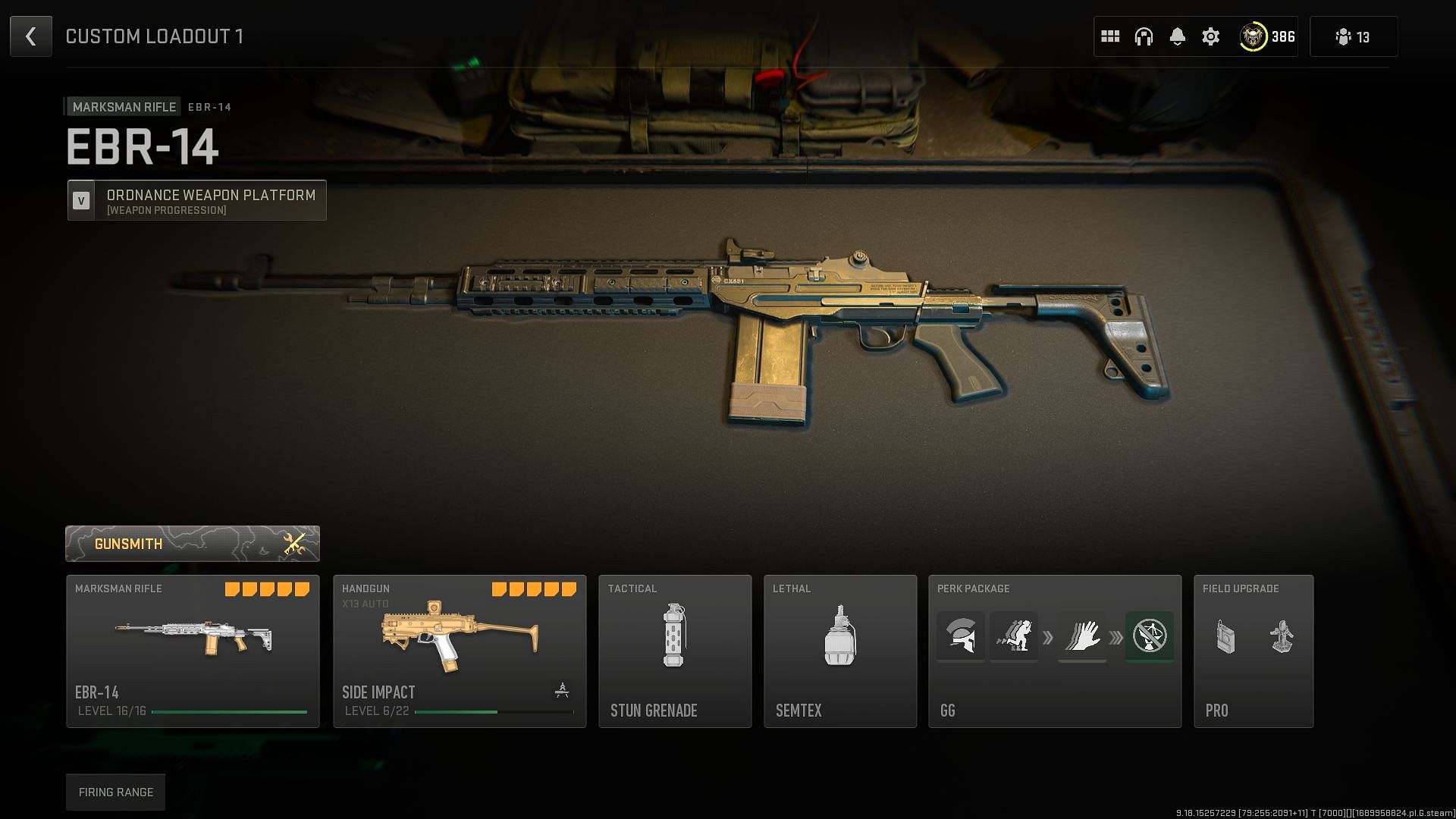 Best class setup for the EBR-14 in Modern Warfare 2 (Image via Activision)