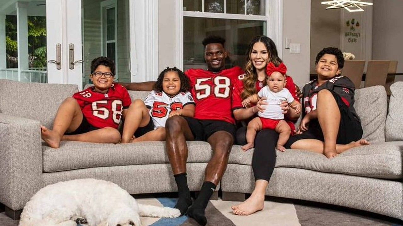 Buccaneers linebacker Shaq Barrett and his wife Jordanna lost their two-year daughter in April.