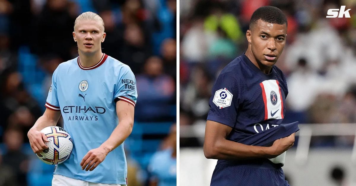 Erling Haaland and Kylian Mbappe are two leading stars of world football at the moment