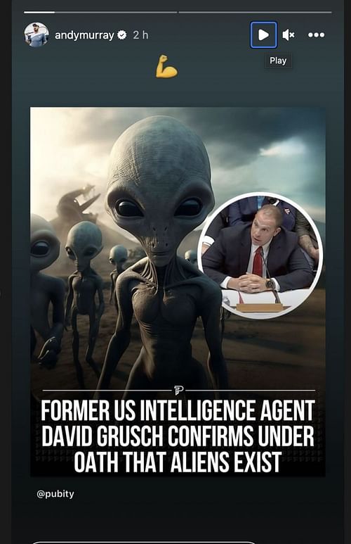 Murray reacts to the confirmation of aliens' existence under oath