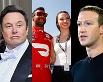 Bubba Wallace’s wife Amanda Carter chooses a side between Elon Musk and Mark Zuckerberg