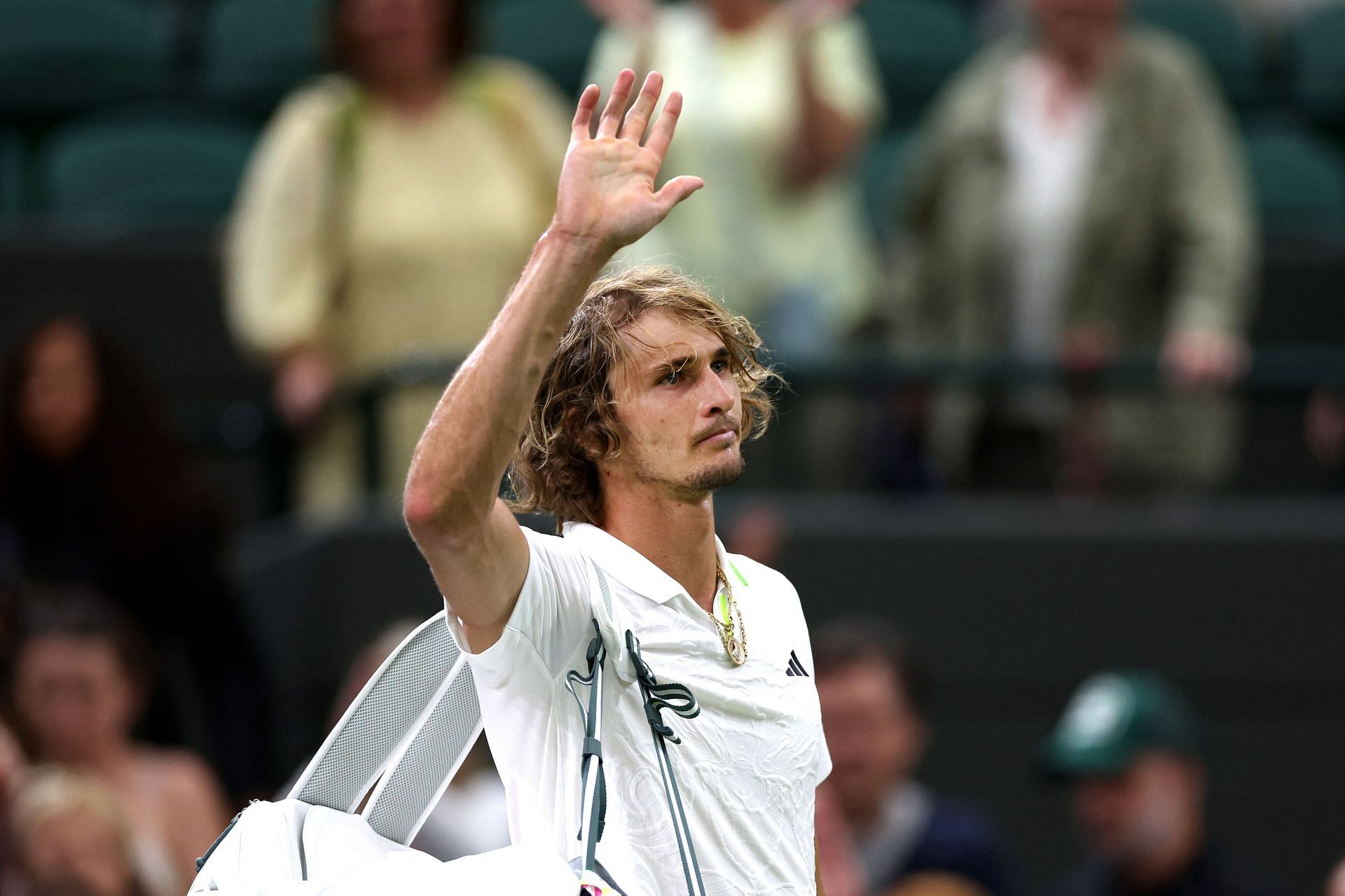 Alexander Zverev crashed out of the 2023 Wimbledon