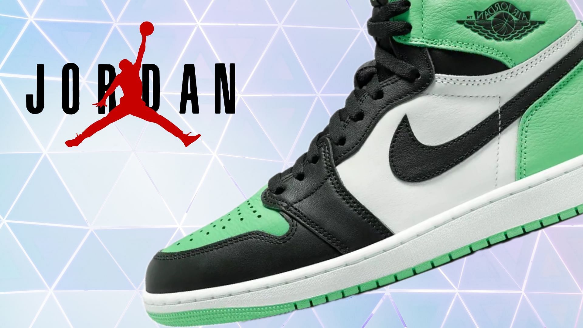 Air Jordan 1 High Glow Green shoes (Image via Instagram/@zsneakerheadz)