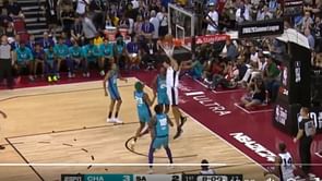 Watch - Victor Wembanyama blows a dunk in his first Summer League game