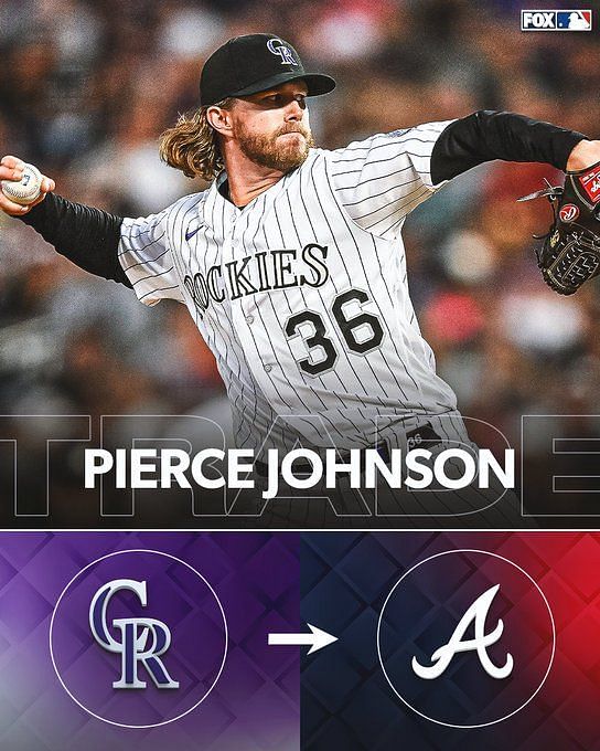 MLB trade deadline: Braves acquire Pierce Johnson from Rockies National  News - Bally Sports