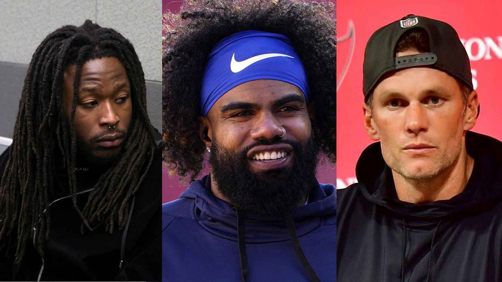 Ezekiel Elliott gets tipped to join Tom Brady-less division to replace Alvin Kamara