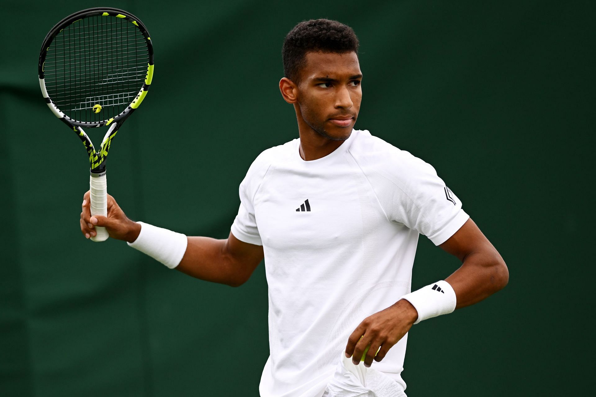 Felix Auger-Aliassime in Wimbledon 2023