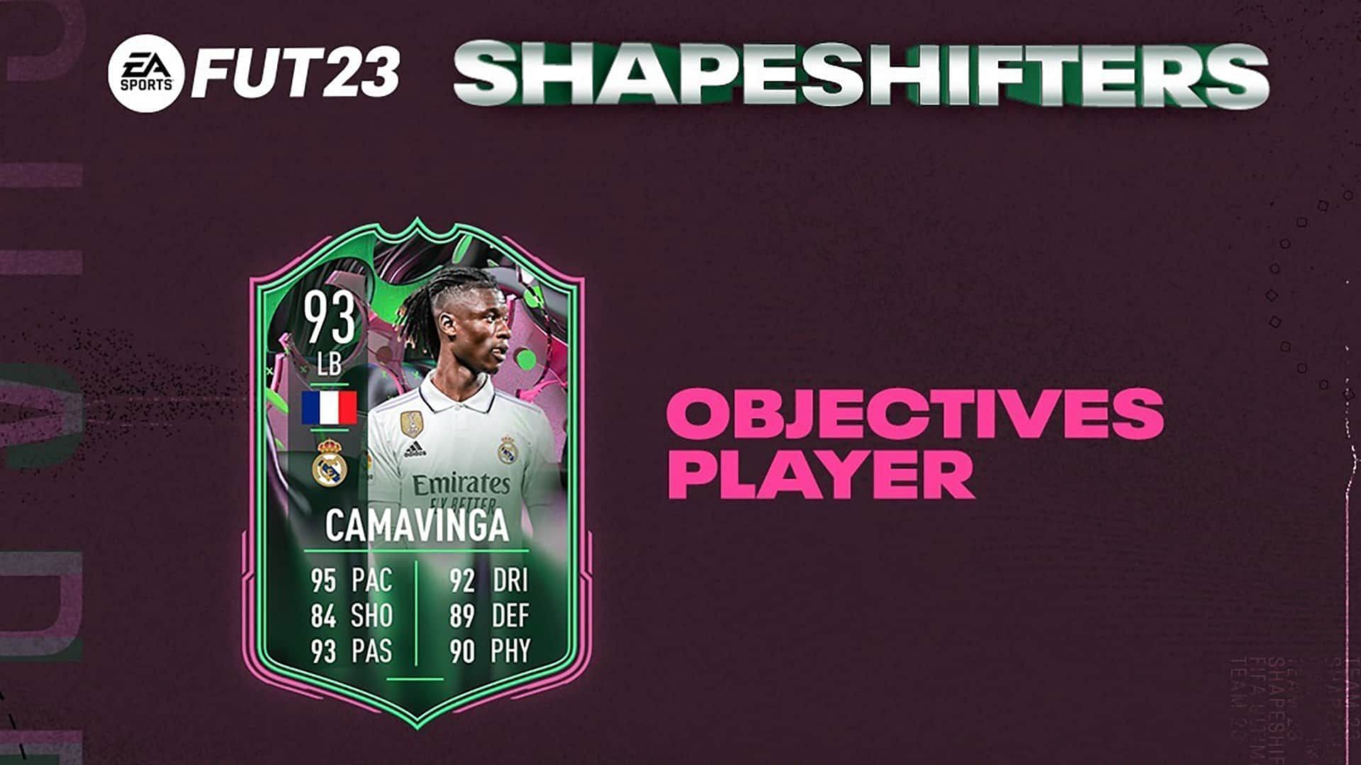 The Eduardo Camavinga Shapeshifters Objective is available in FIFA 23 (Image via EA Sports)
