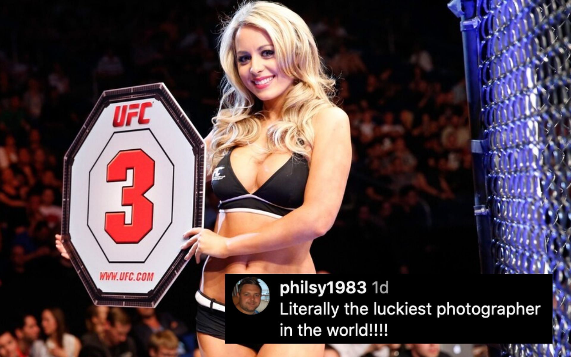 Carly Baker [Image credits: @ULTfightFANS on Twitter] 