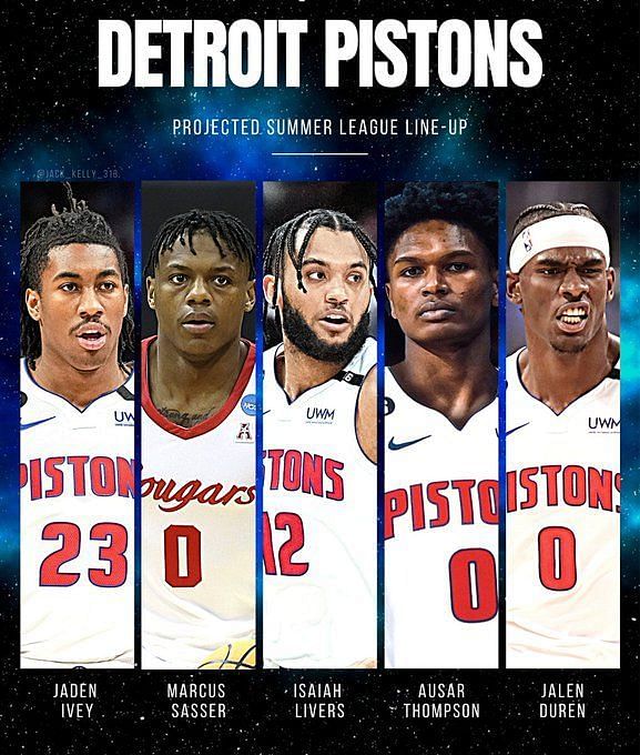 What is the Detroit Pistons' Summer League schedule? Taking a closer look