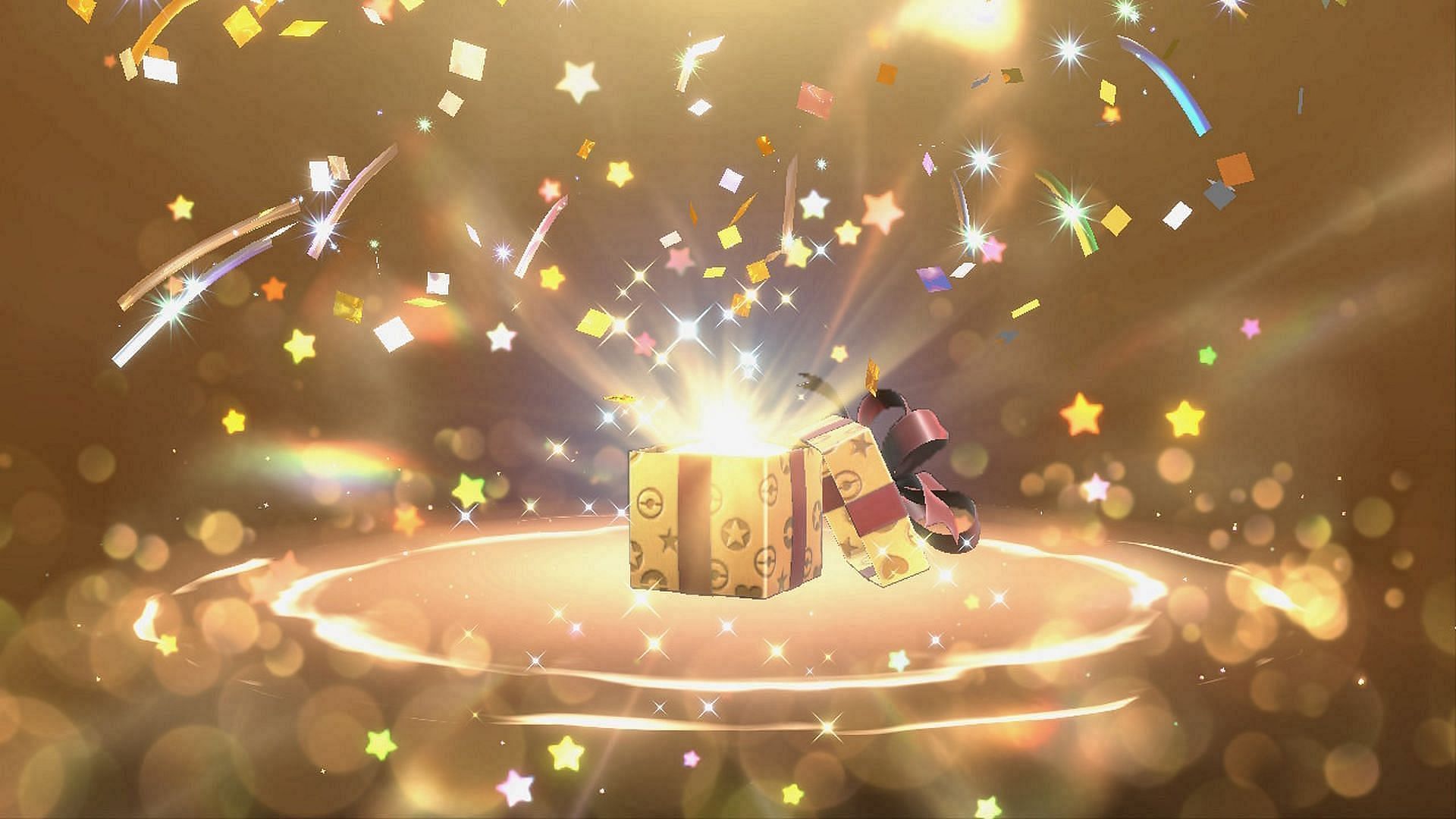 Item-based gifts come in these little boxes (Image via Game Freak)