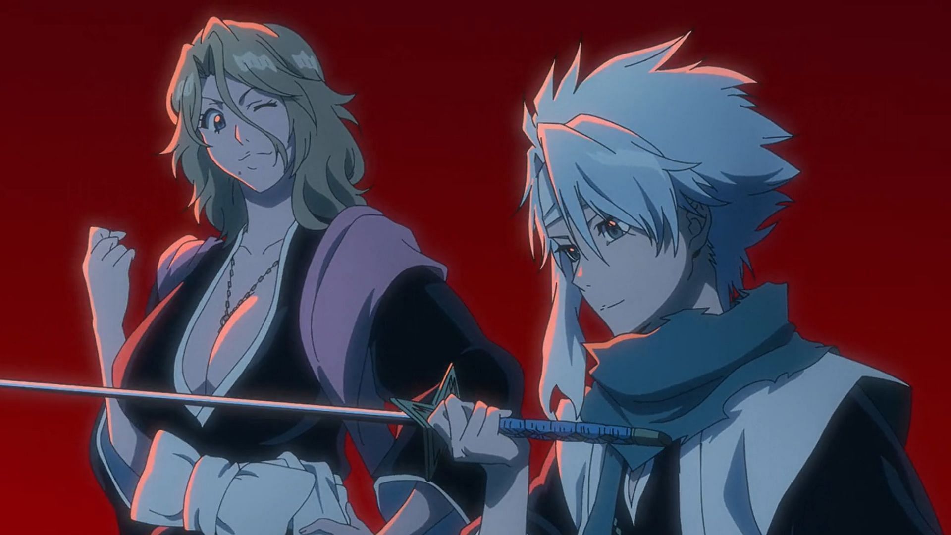 Rangiku and Toshiro in Bleach TYBW episode 15