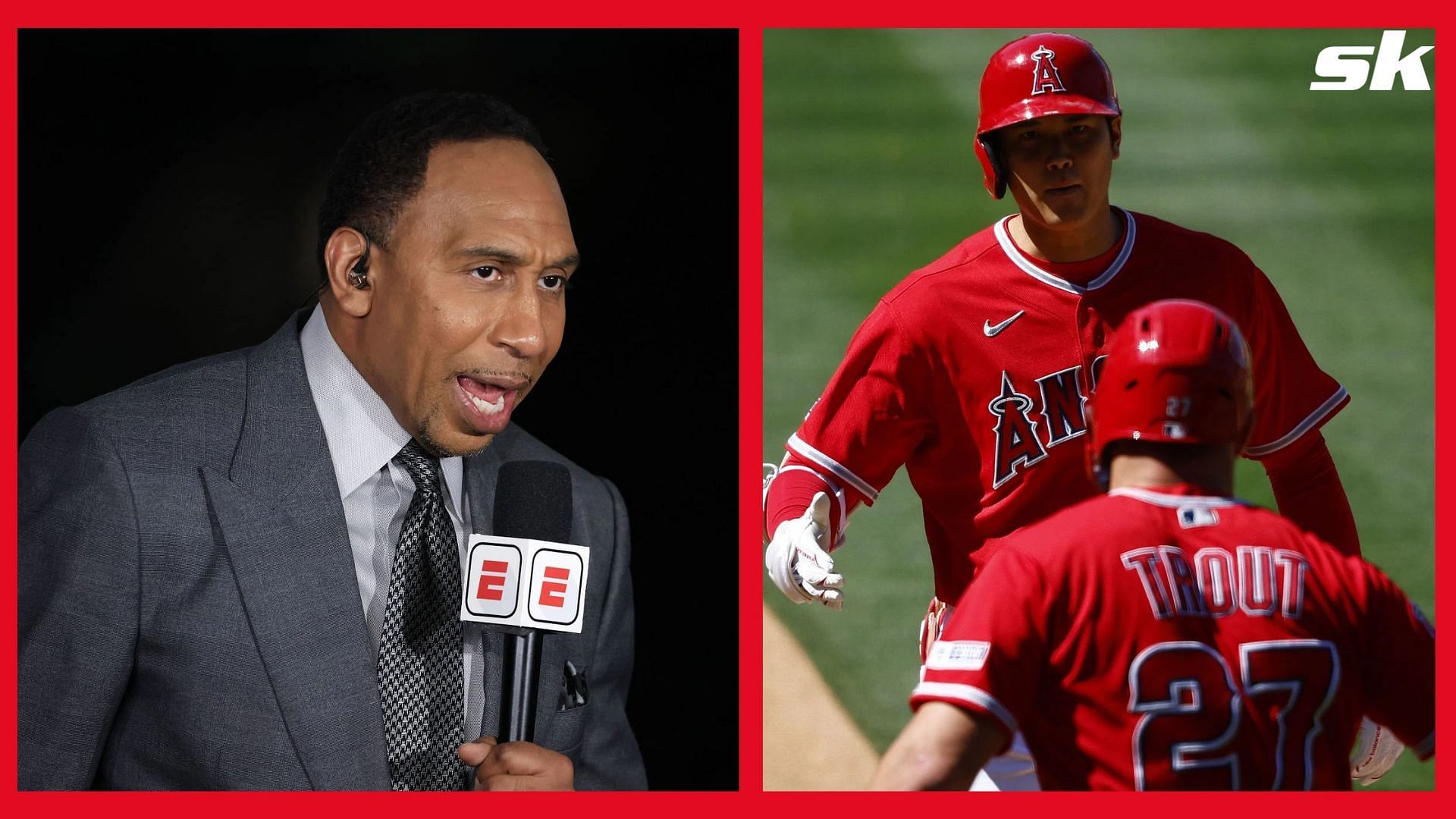 Stephen A. Smith &amp; Los Angeles Angels Superstars Mike Trout &amp; Shohei Ohtani