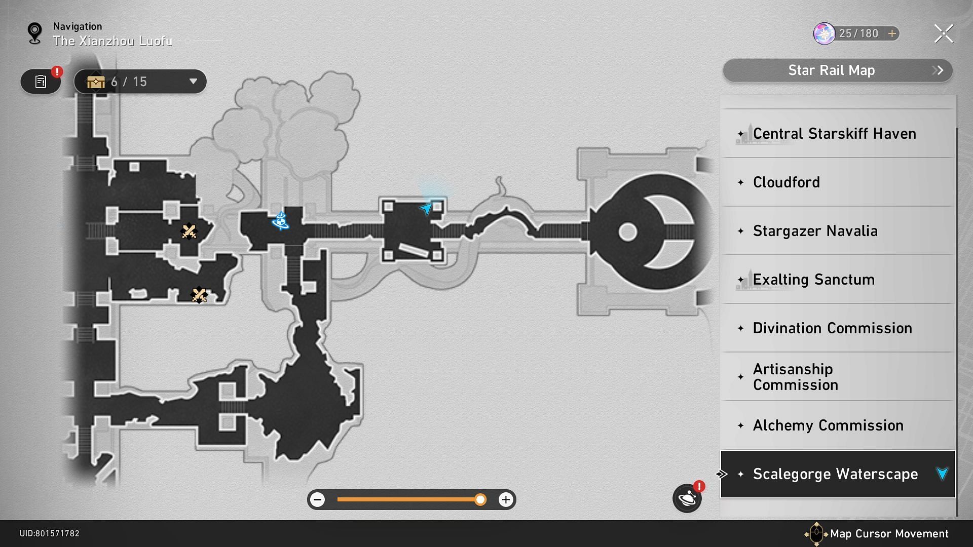 Honkai Star Rail Artisanship Commission Interactive Map