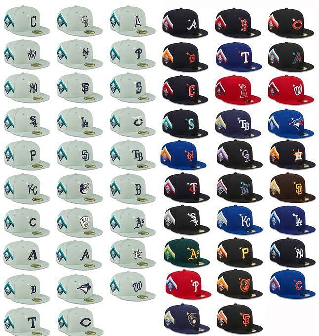 2022 MLB All-Star Game Cap Design Gives All 30 Teams the Gold –  SportsLogos.Net News