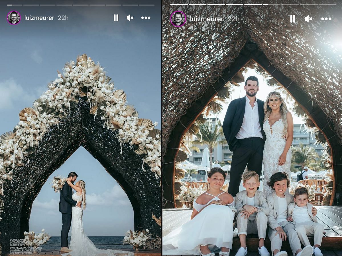 The Bachelor alum Juelia Kinney ties the knot with Aaron Bass (Image via Instagram/@luizmeurer)