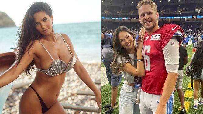 "Jared Goff is winning" - Christen Harper dazzles fans with stunning Miami Swim Week clips