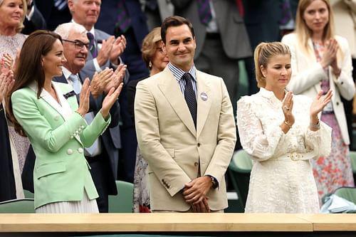 Roger Federer honored on Centre Court: Wimbledon 2023